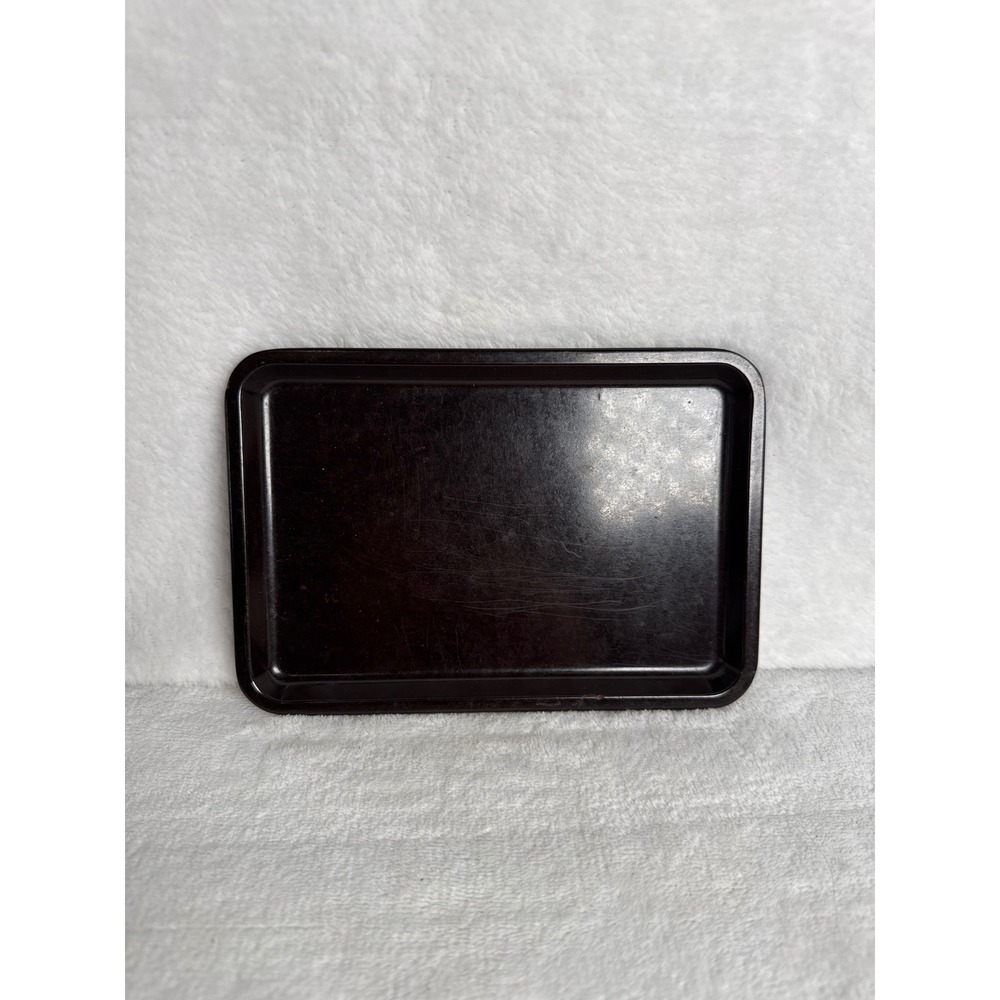 Vintage VOLLRATH 0046 Bakelite Tip Tray Small Brown Good